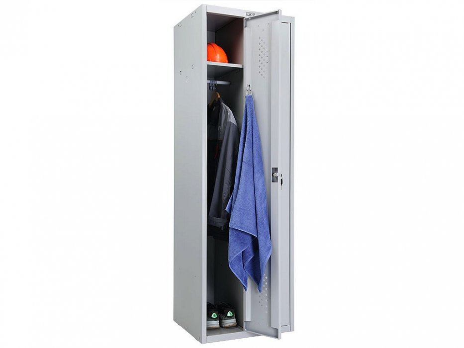 Металлический шкаф для одежды Практик LS 21-60 - вид 3